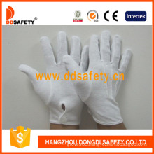 White Cotton Parade Glove Plastic Snap Daily Gloves (DCH114)